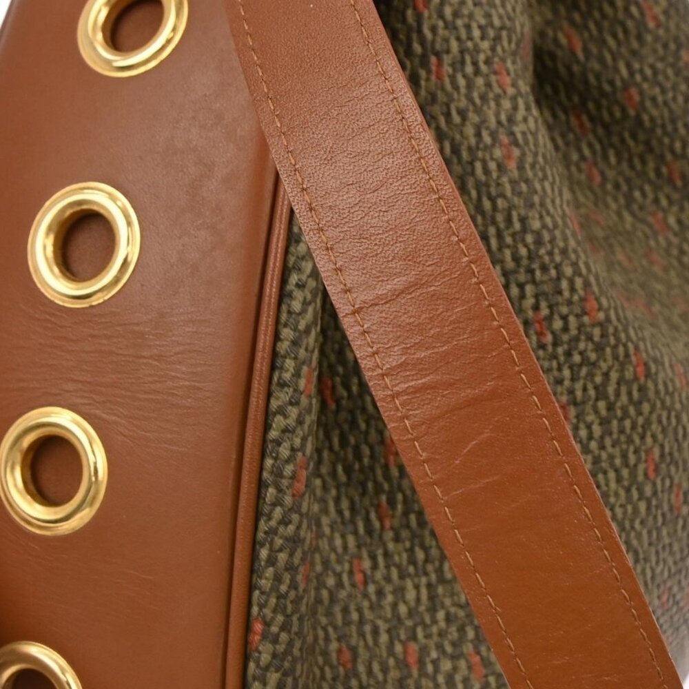 Yves Saint Laurent Brown PVC Bucket Drawstring Shoulder Bag 126376 - Picture 14 of 15